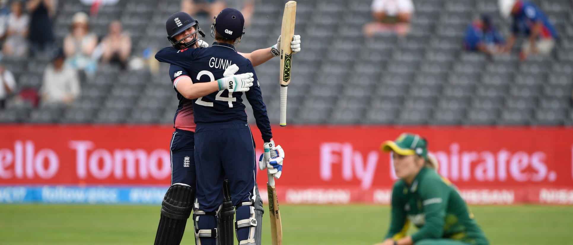 Gunn's 27* against South Africa kept England on course for their 2017 World Cup win