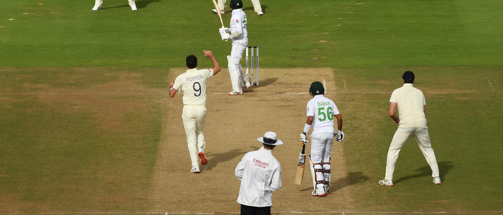 James Anderson grabs his 600th wicket on Tuesday