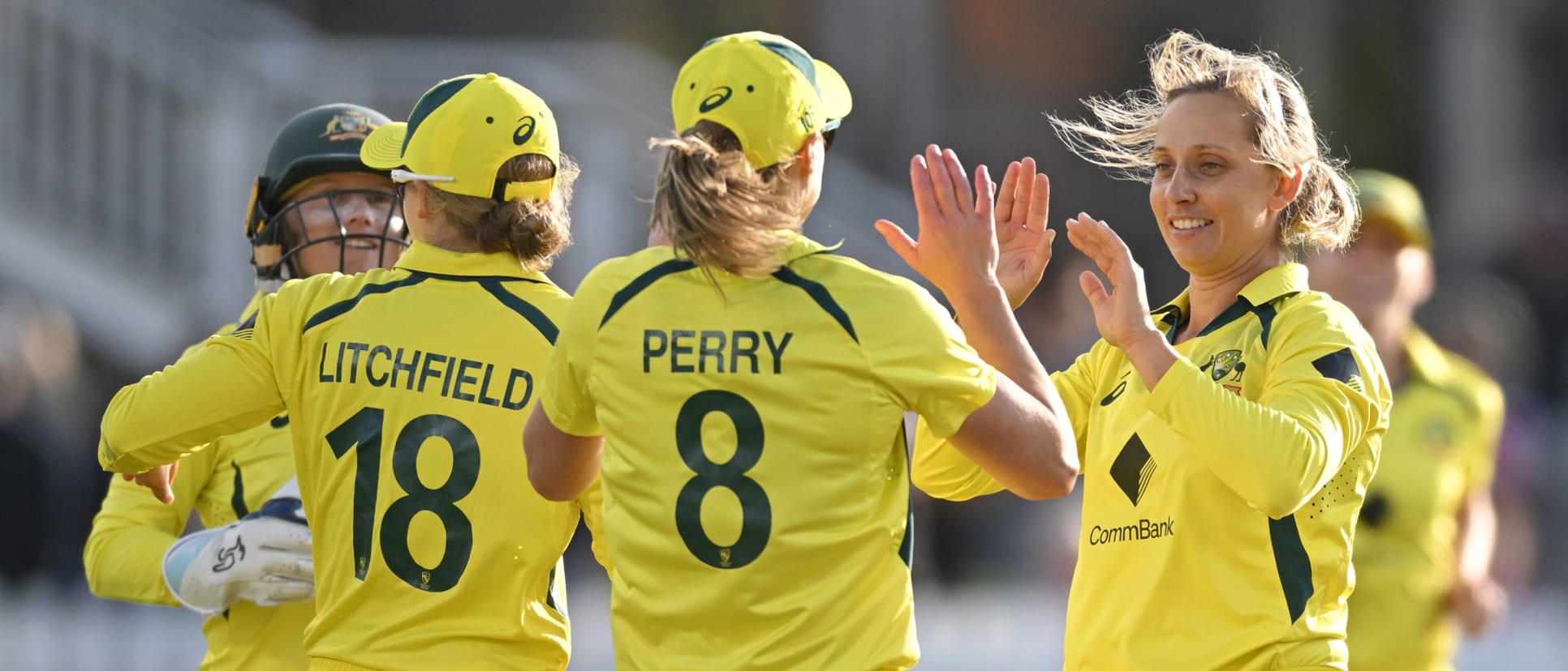 Ash Gardner was the pick of Australia's bowlers with 3/42 // Getty Images