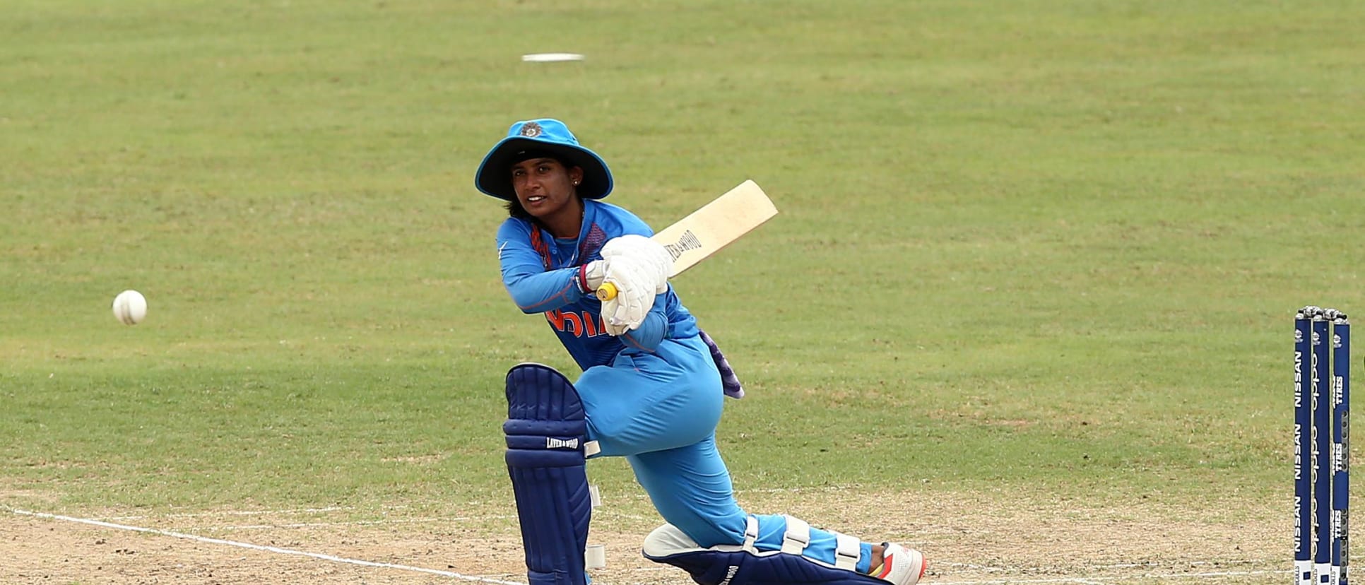 Mithali Raj of India bats during the ICC Women's World T20 2018 match between India and Ireland at Guyana National Stadium on November 15, 2018 in Providence, Guyana.