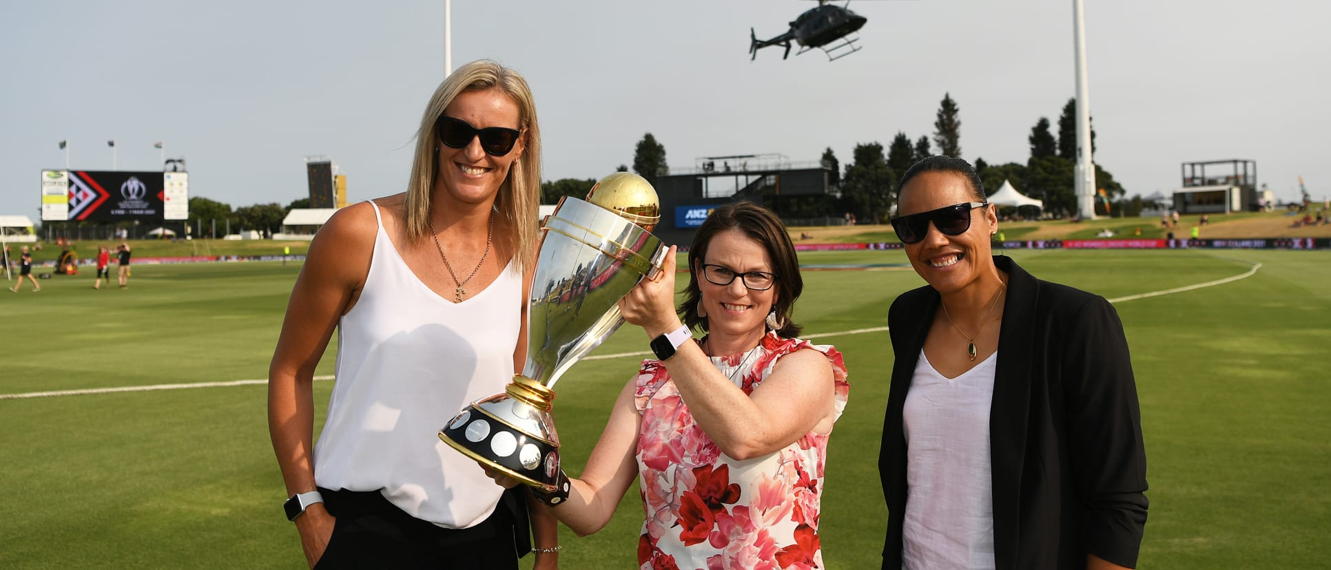 Tauranga’s Bay Oval in New Zealand rolled out the welcome carpet for three of the country’s top sporting heroes on 2 February - Emily Drumm, Leana de Bruin and Honey Hireme-Smiler.