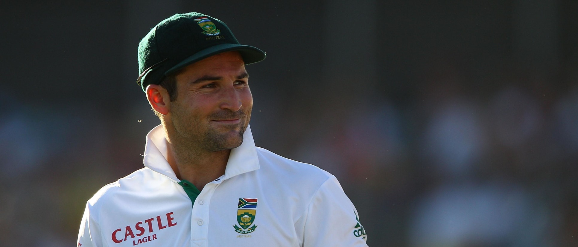 Dean Elgar made his Test debut against Australia in 2012