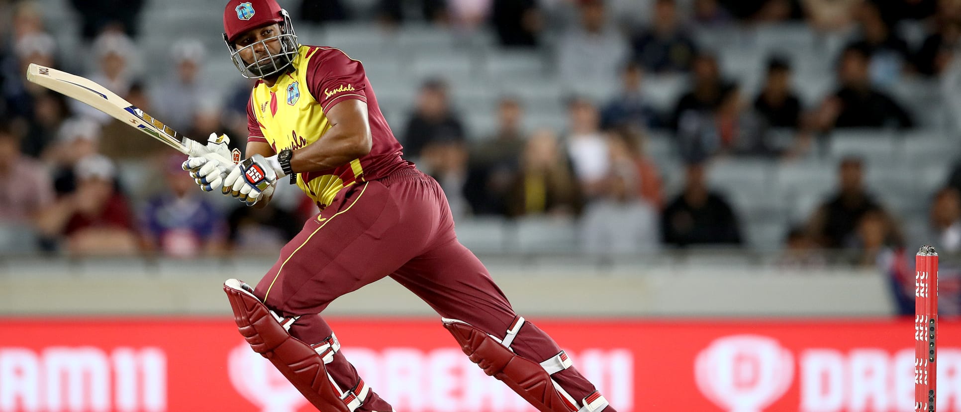 Kieron Pollard made his highest T20I score to lift West Indies from an abyss