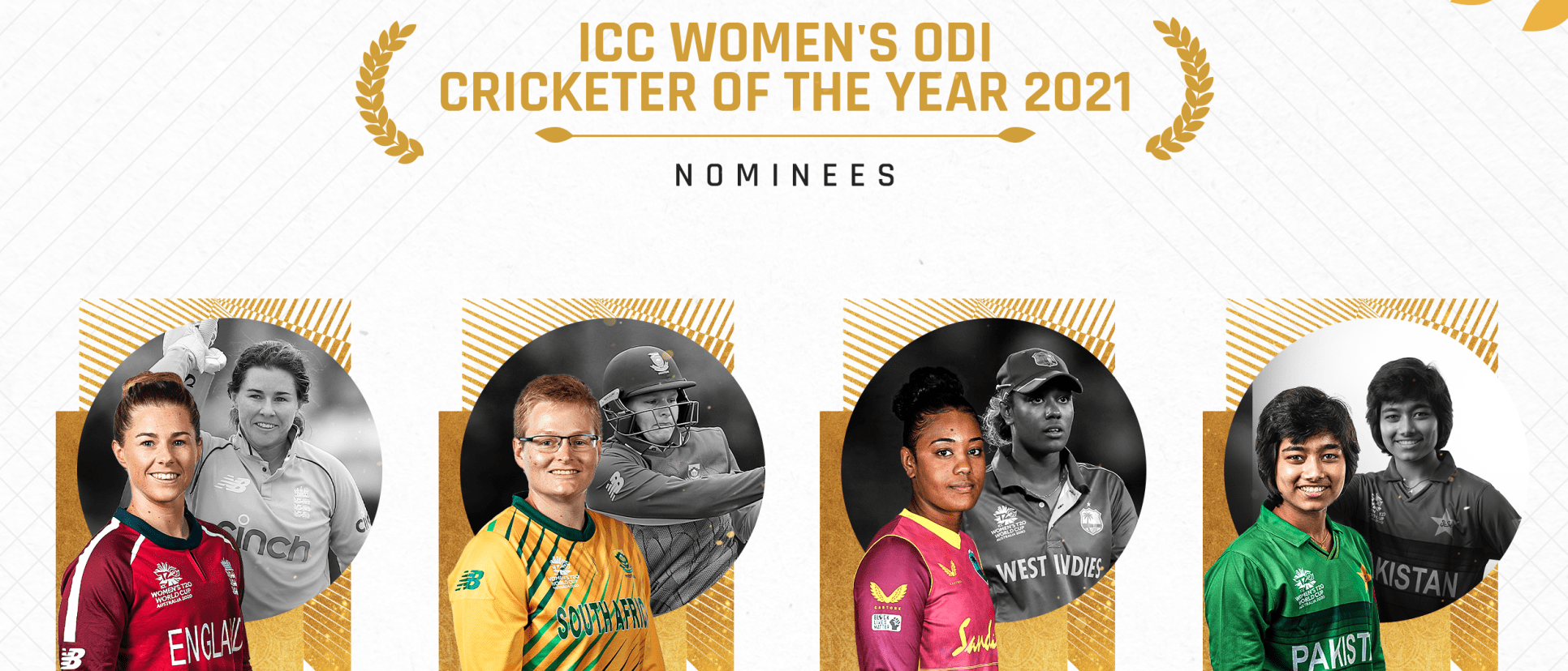 Tammy Beaumont, Lizelle Lee, Hayley Matthews, Fatima Sana – The nominees for the ICC Women's Cricketer of the Year 2021 award