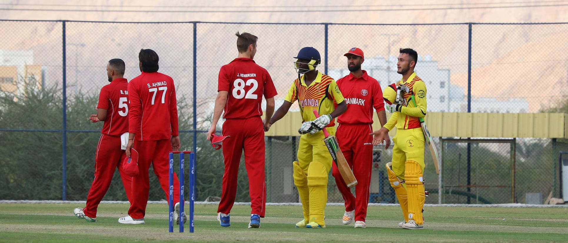 2nd Match, Denmark v Uganda, ICC World Cricket League Division Three at Al Amarat, Nov 9 2018