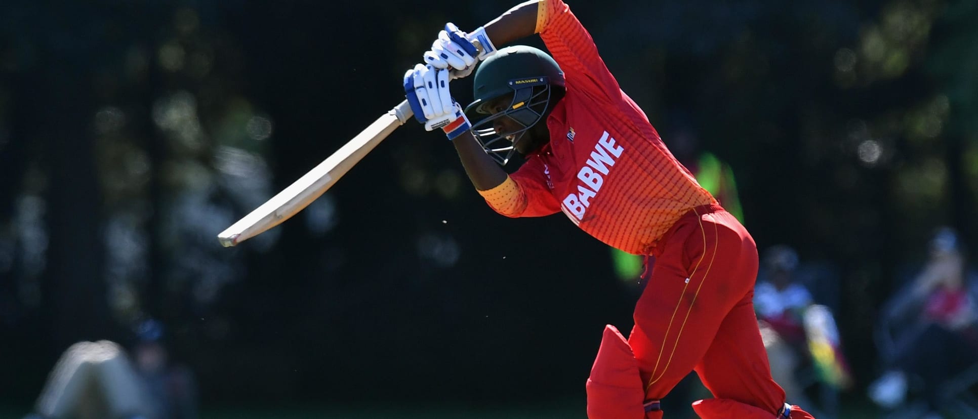 Zimbabwe all-rounder Wesley Madhevere scored 53 not out to go with his bowling figures of 3/19