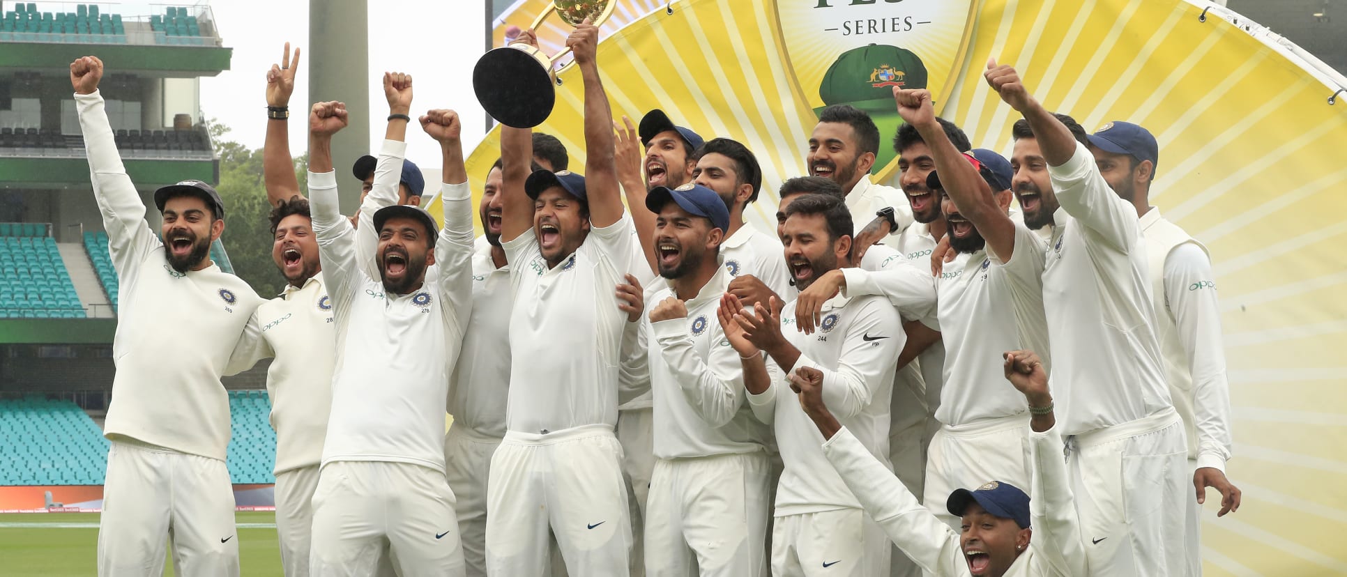 India retained the Border-Gavaskar Trophy after beating Australia 2-1 away earlier this year
