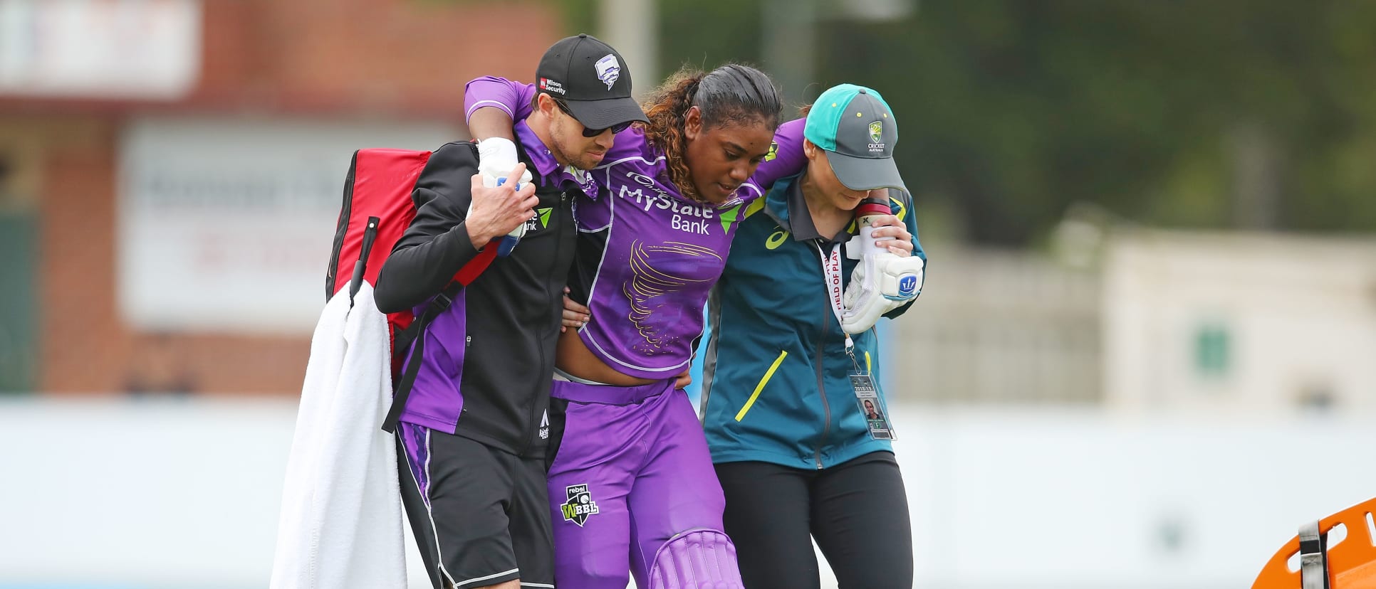 Hayley Matthews had damaged her medial collateral ligament of the knee during WBBL