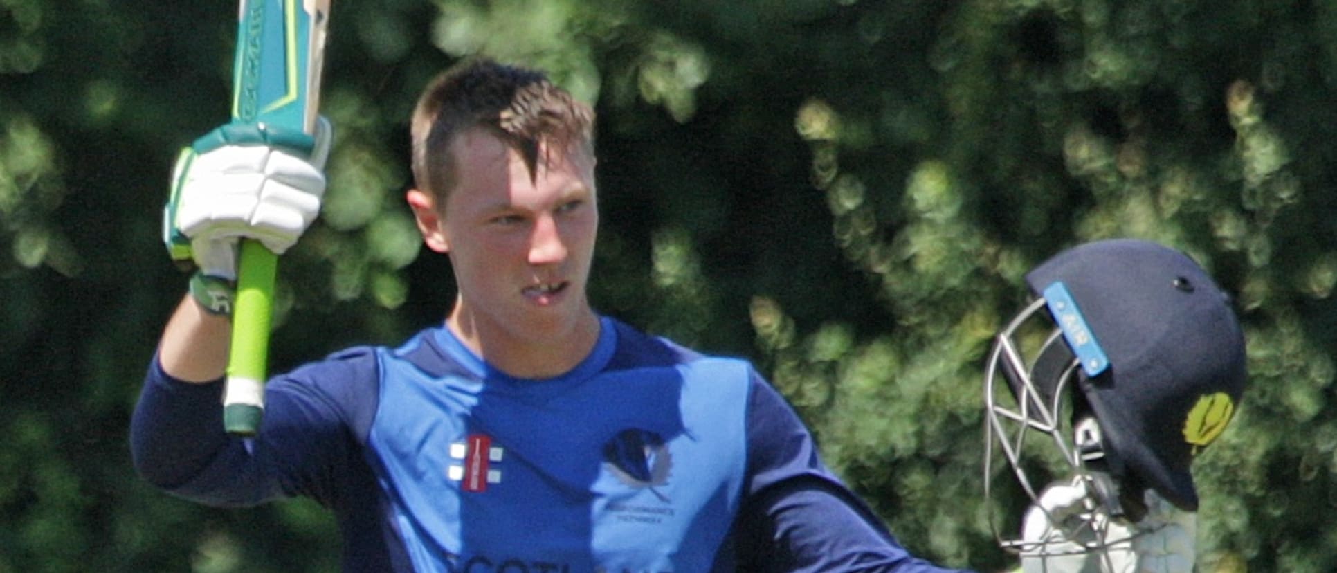 Scotland's Angus Guy scored a brilliant 137 against France