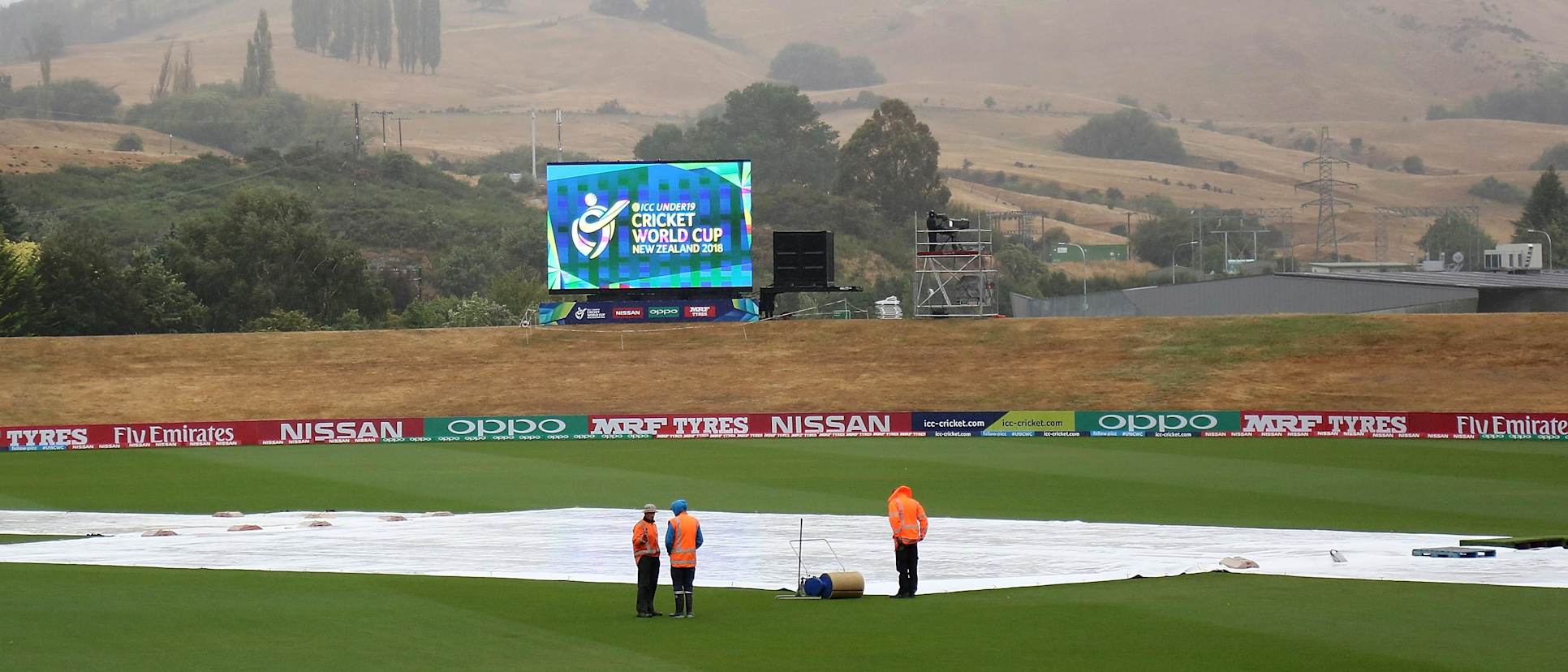 Rain in Queenstown.