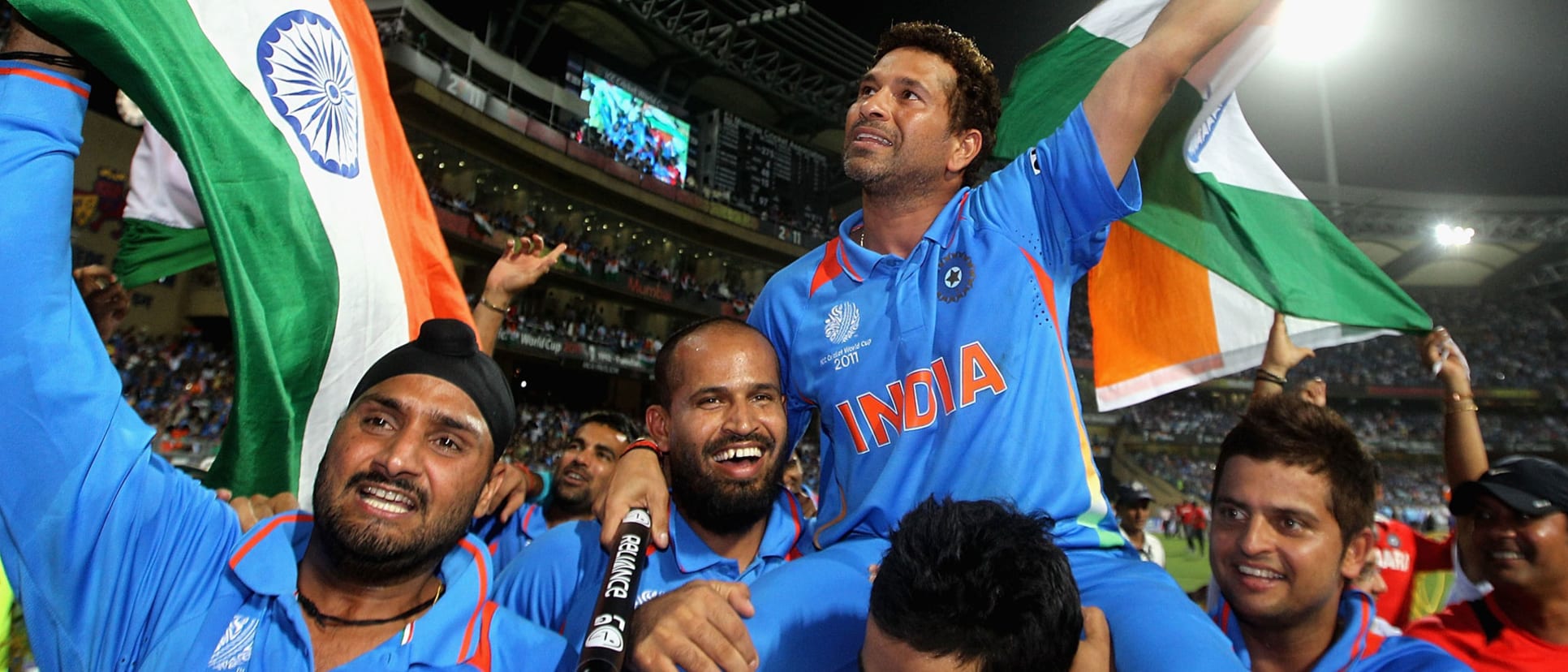 Tendulkar-India-flag