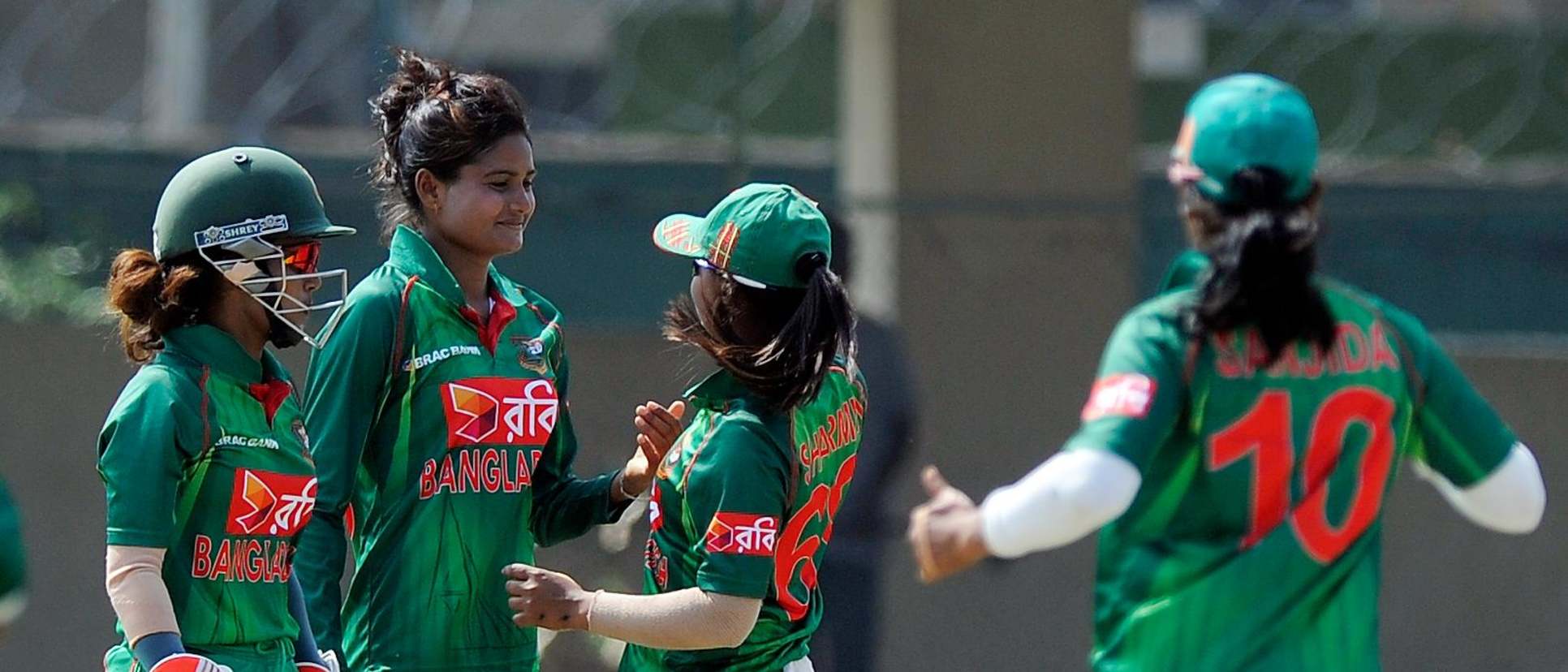 Bangladesh Women celebrating