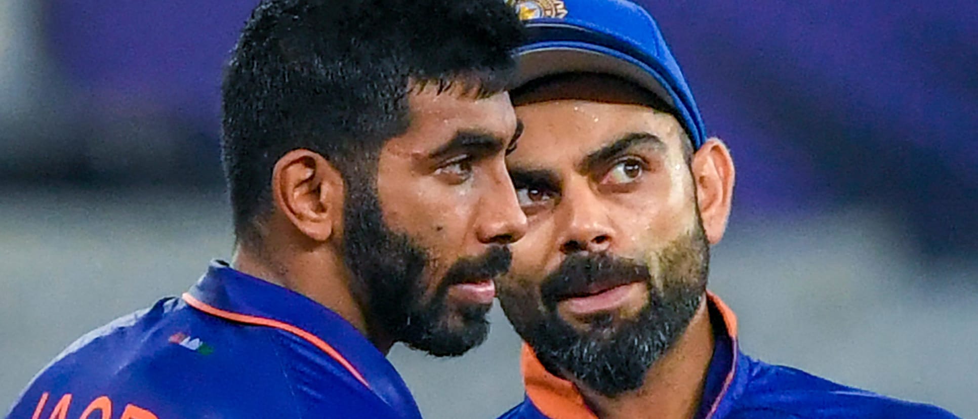 Virat Kohli and Jasprit Bumrah