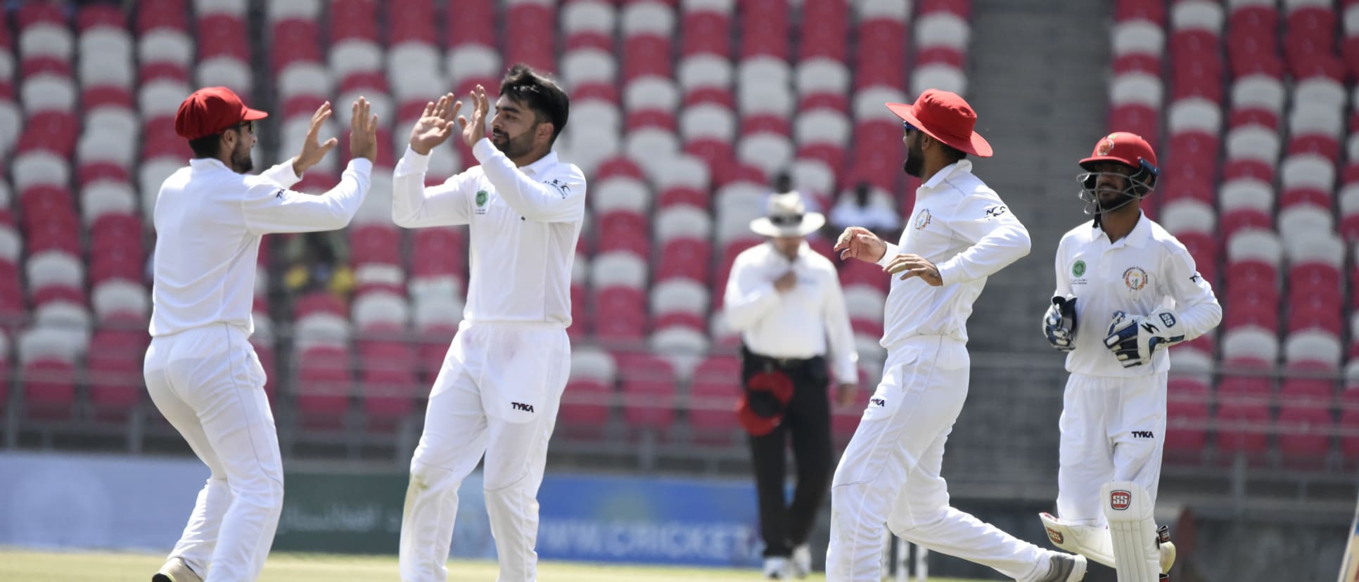 You can ever keep out Rashid Khan, who became the first Afghanistan cricketer to pick a five-for!