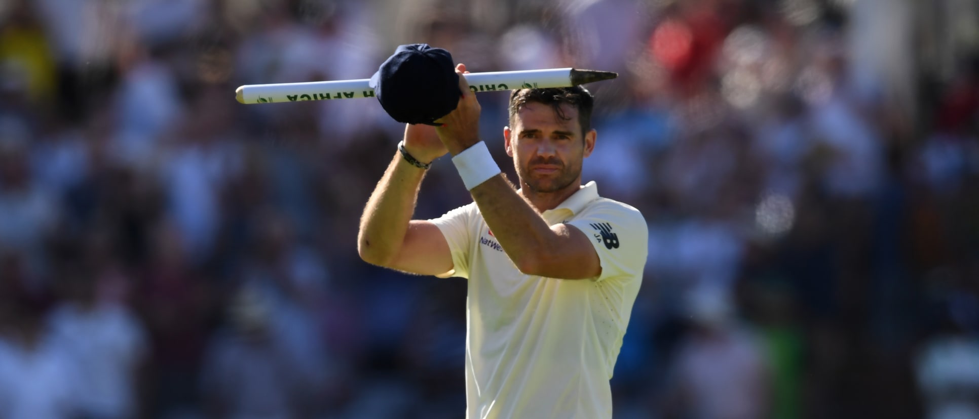 Anderson played two Tests against South Africa before a rib injury ruled him out
