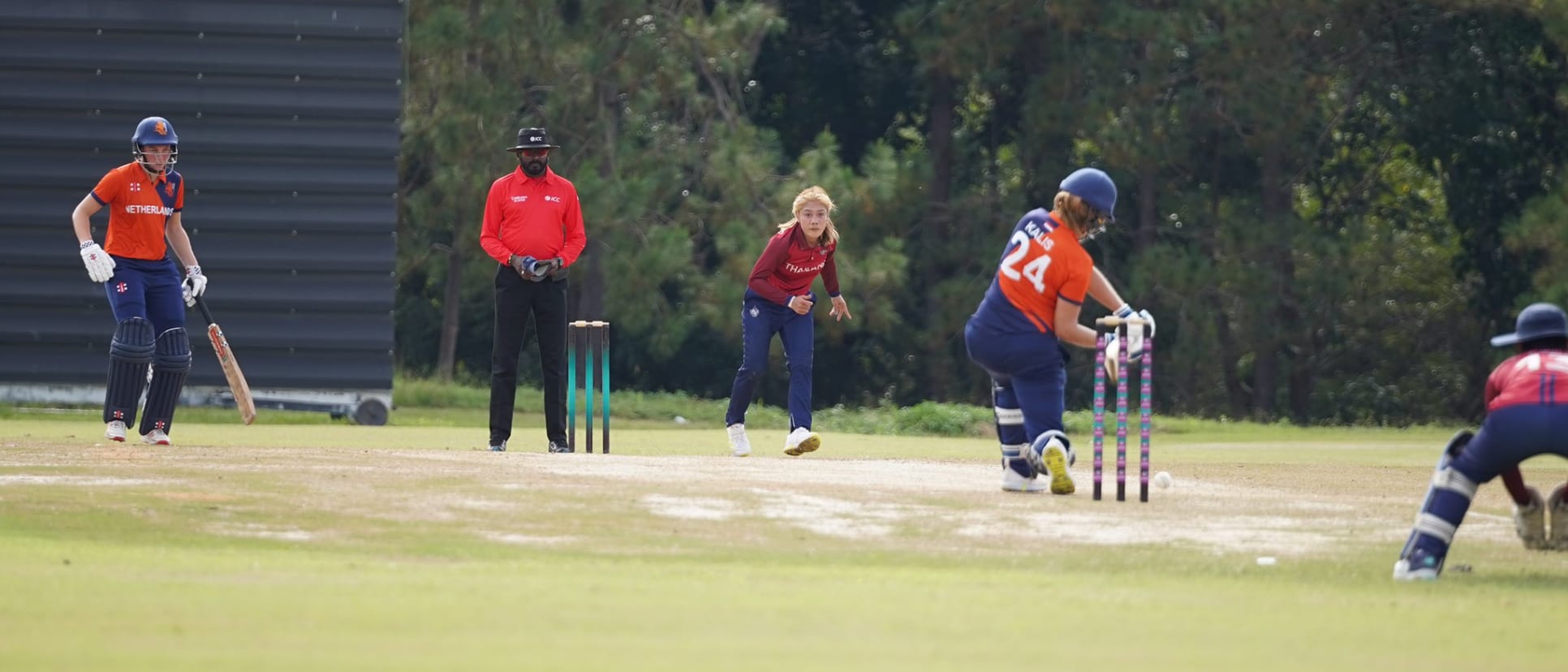 Thailand were dominant in the opening ODI win