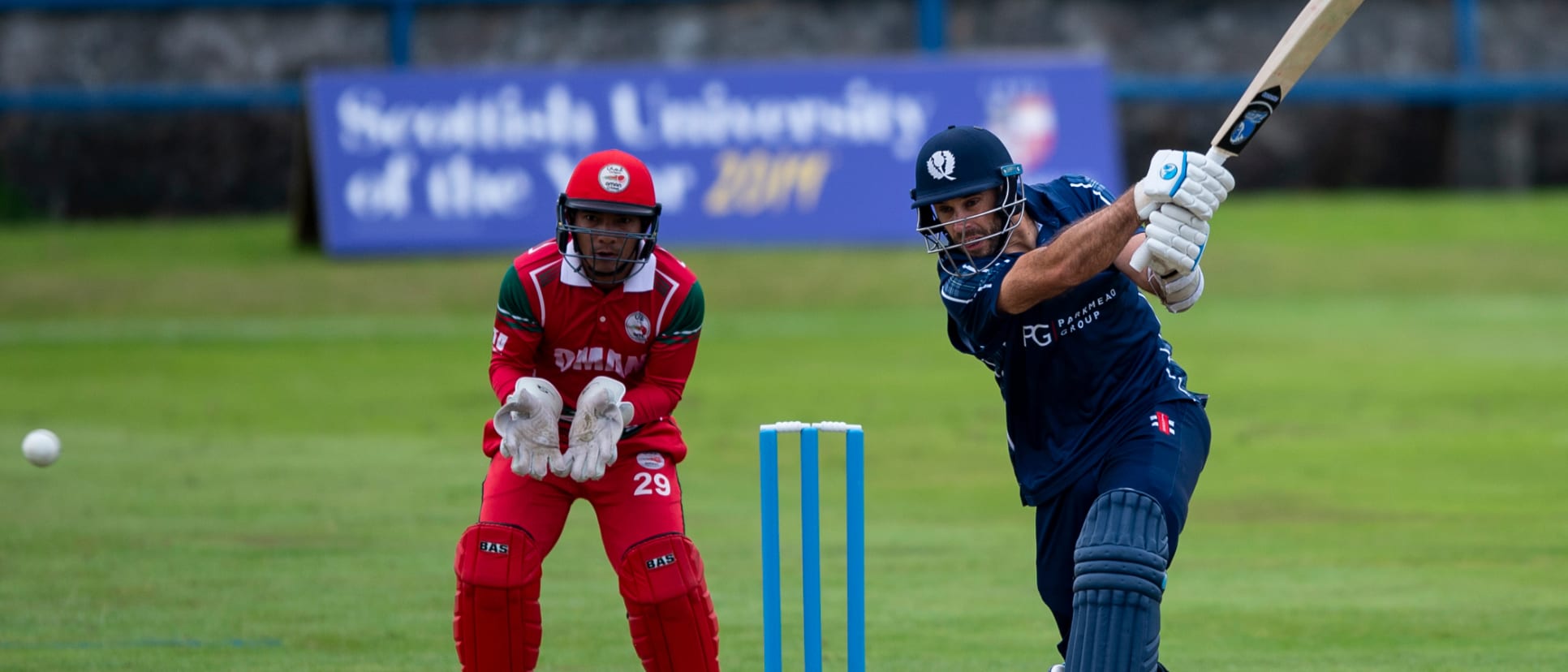 Kyle Coetzer propped up the innings for Scotland