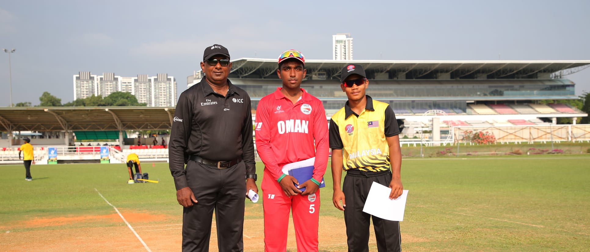 Malaysia won the toss and elected to field