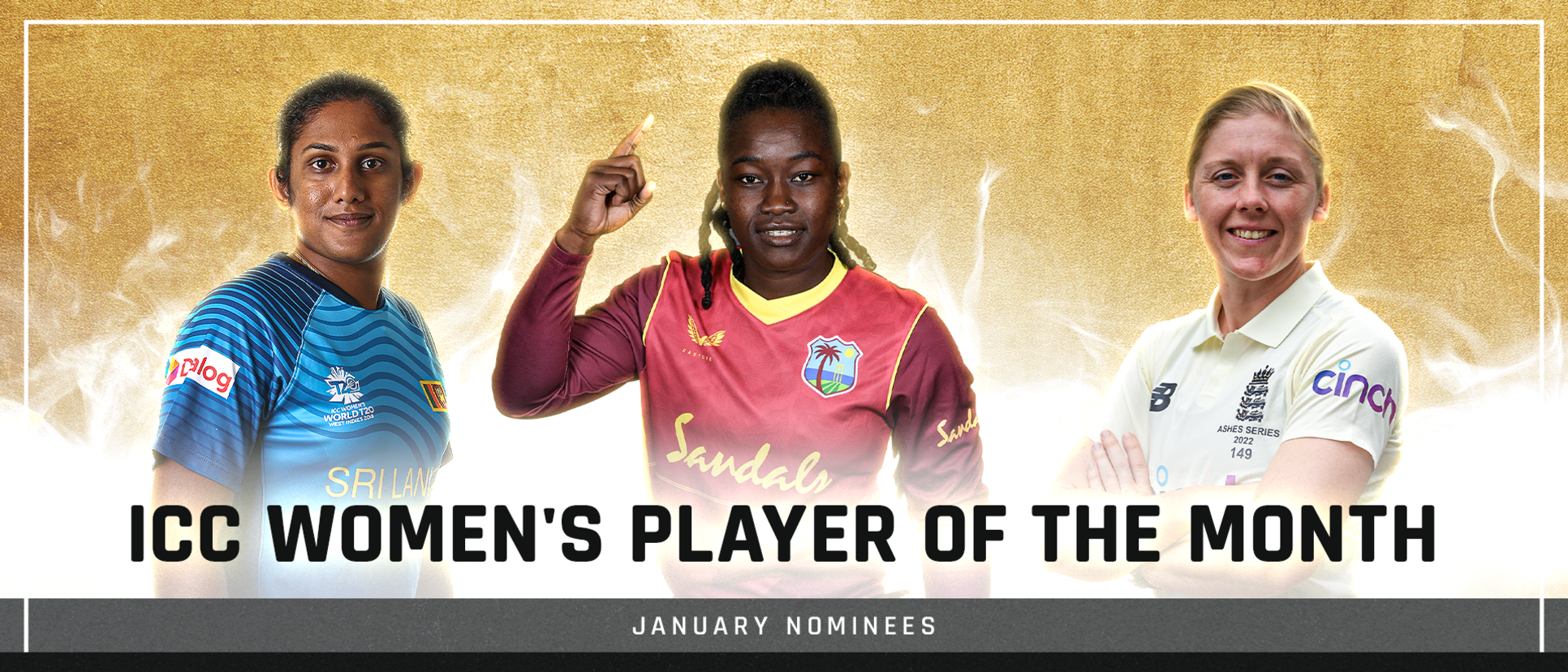 ICC Player of the Month – Women's Nominees – January 2022