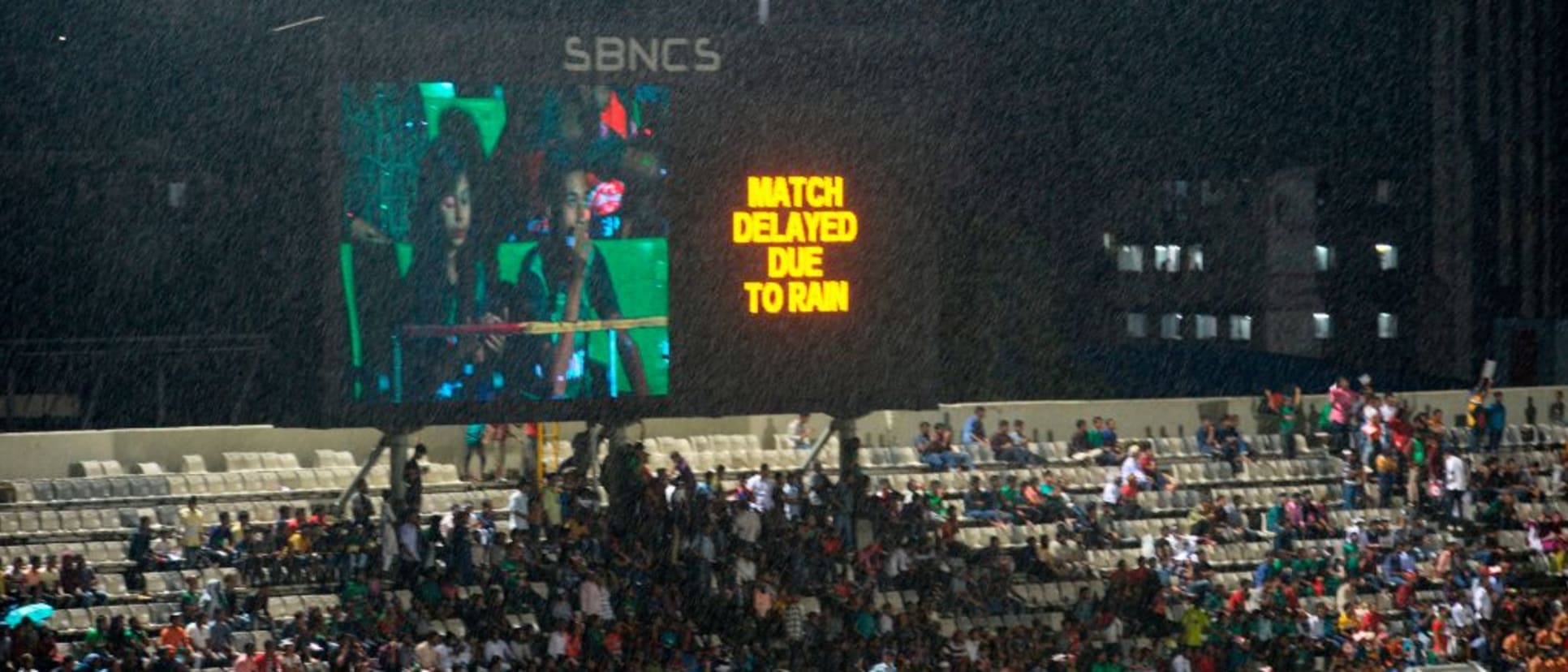 Match abandoned in Dhaka