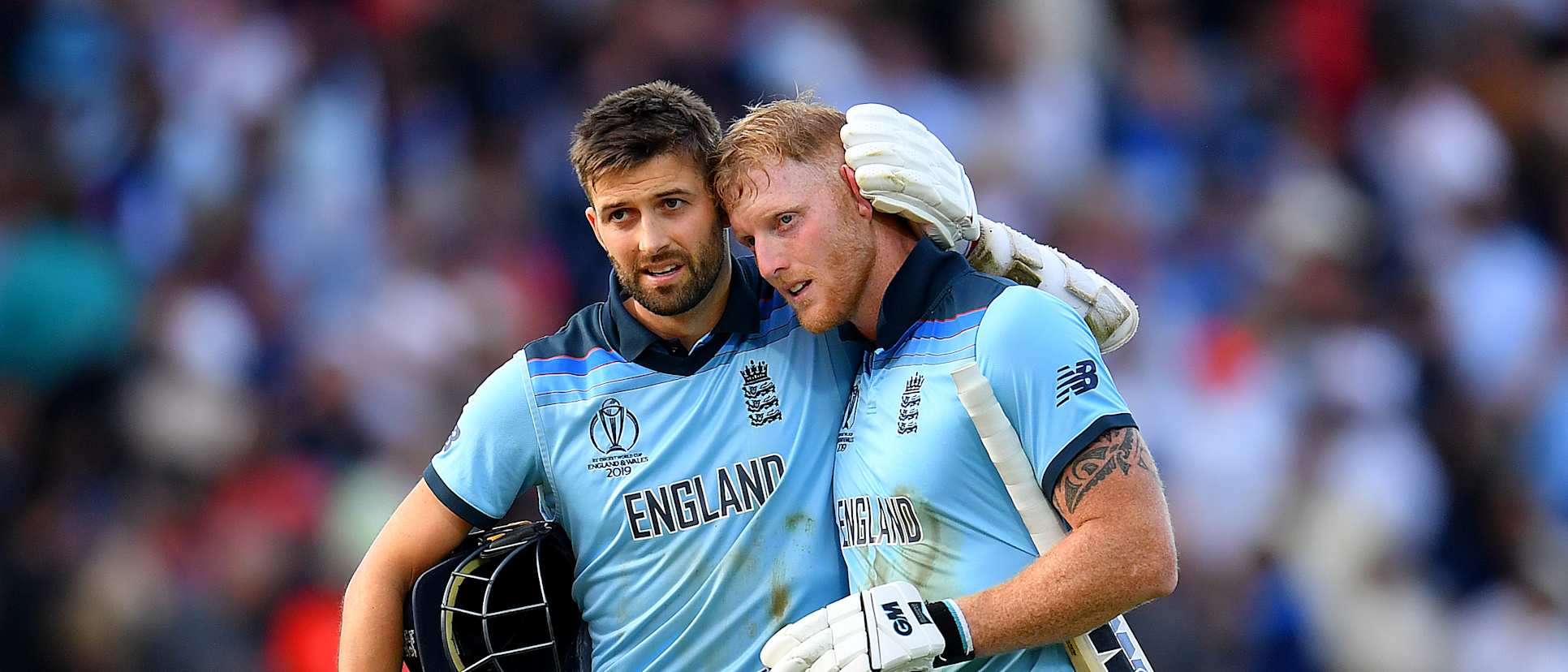 Mark Wood injured his side during the World Cup final