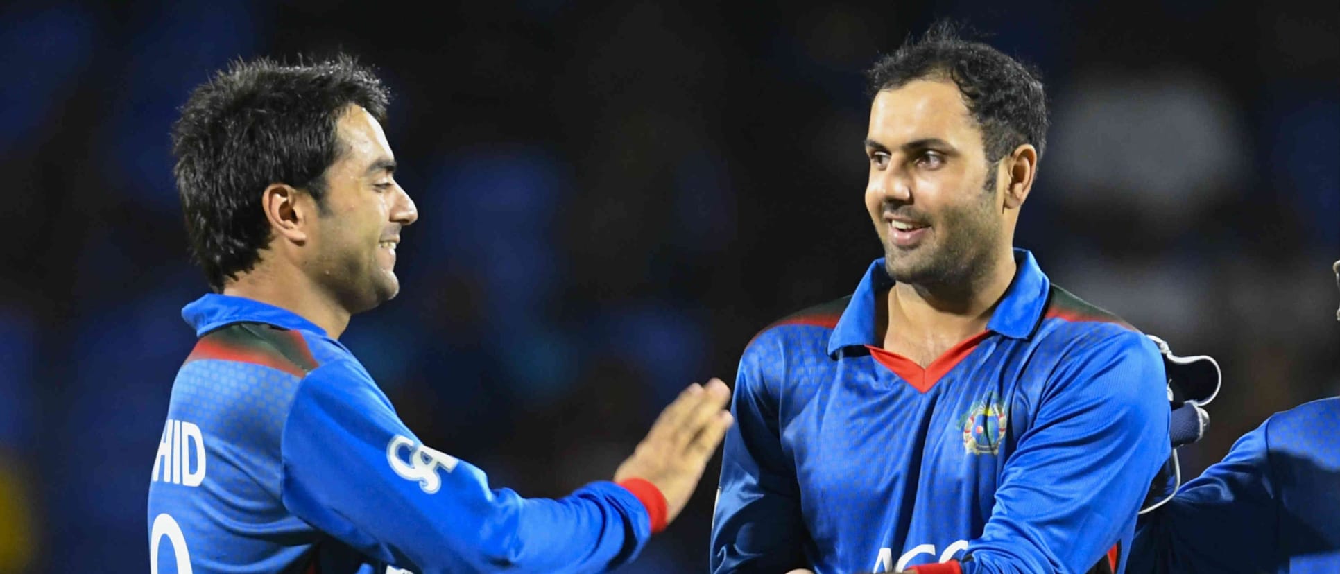 Rashid Khan and Mohammad Nabi