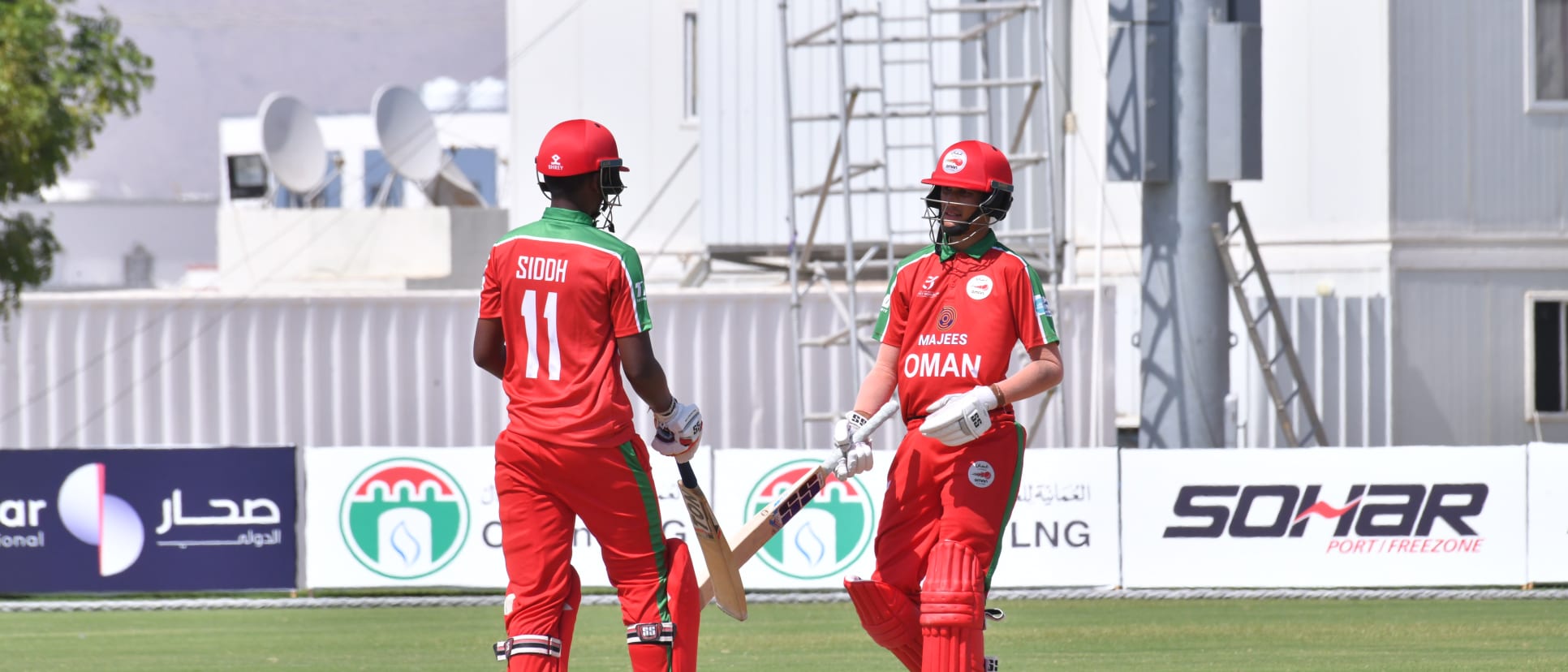 Oman defeated Bahrain by 187 runs