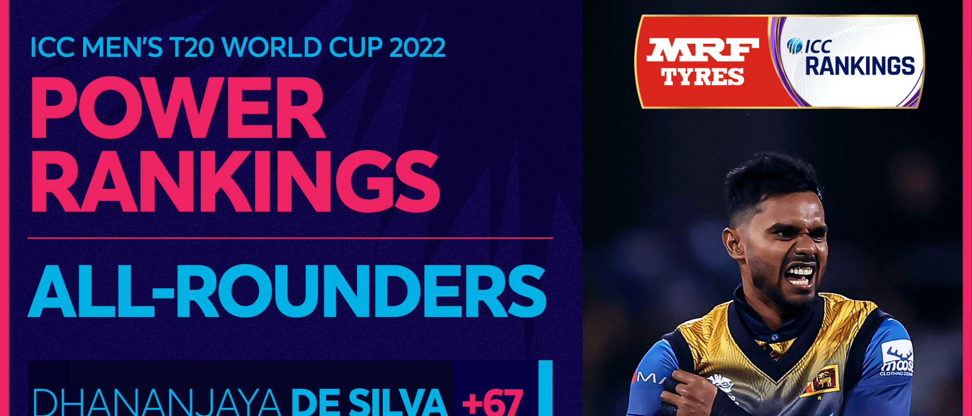 The biggest gainers in the all-rounders rankings after the T20 World Cup