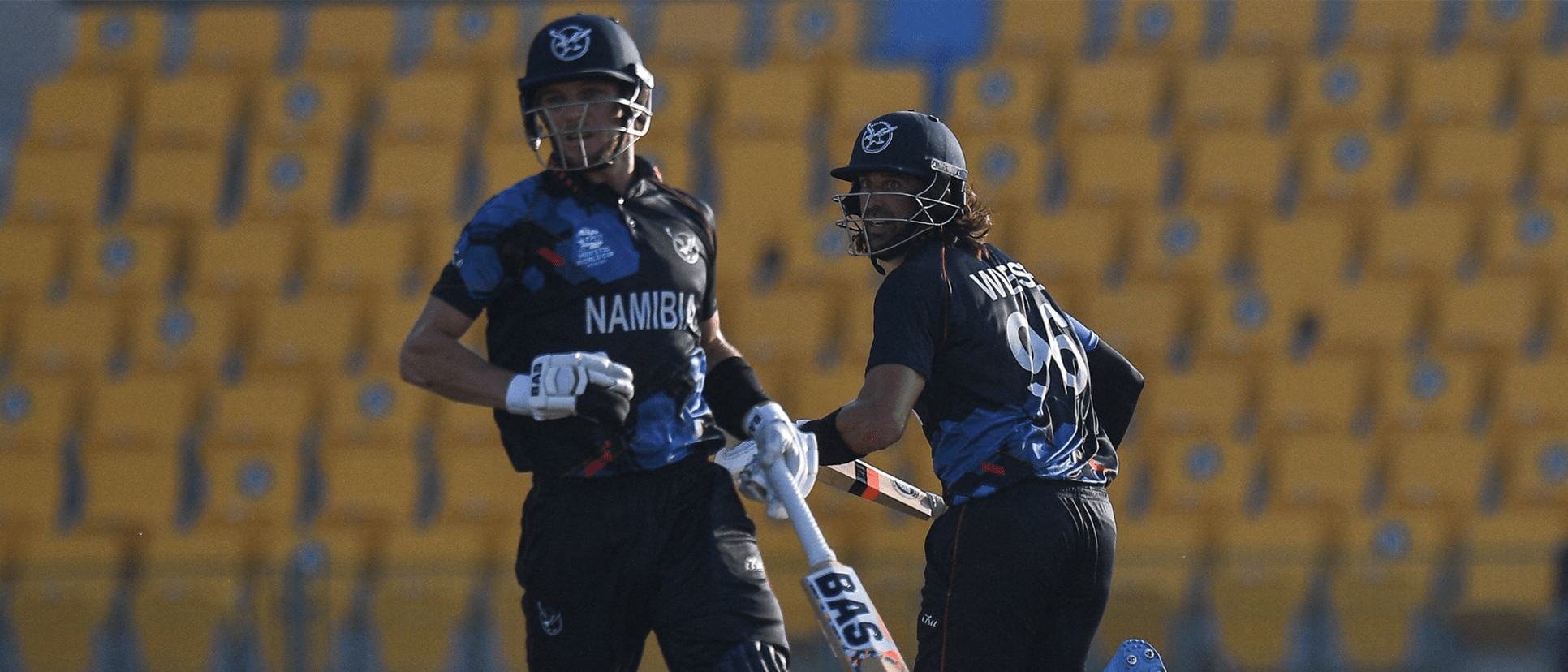 David Wiese and Gerhard Erasmus of Namibia