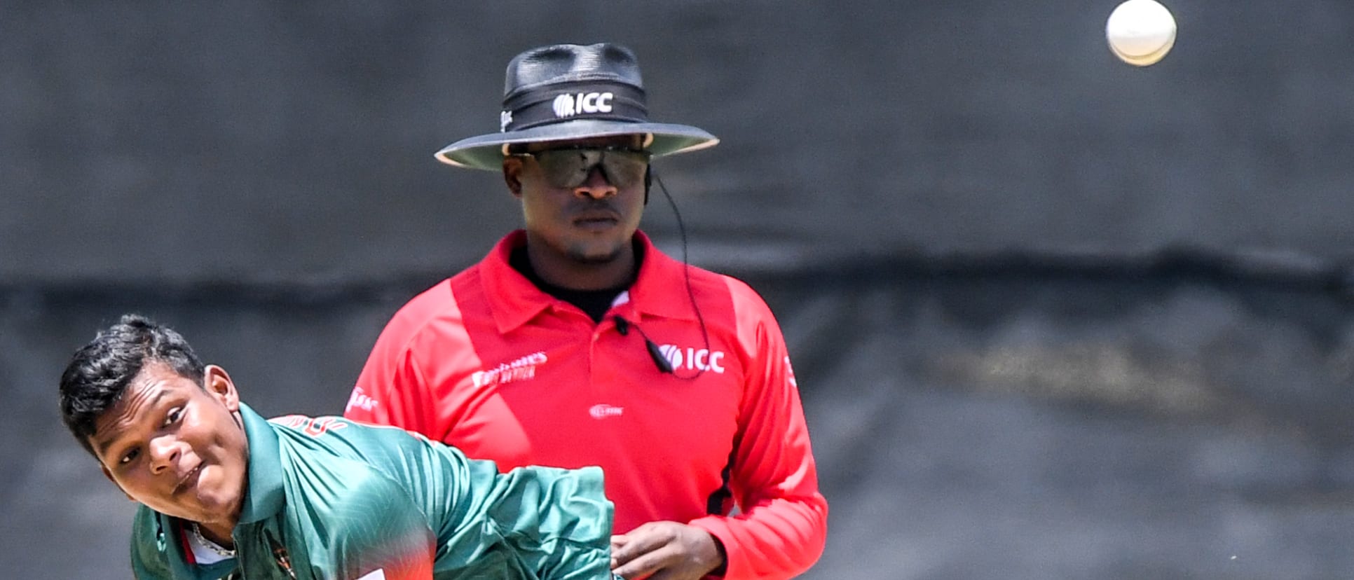 Rakibul Hasan of Bangladesh during the ICC U19 Cricket World Cup Group C match between Bangladesh and Scotland at Witrand Oval on January 21, 2020 in Potchefstroom, South Africa.