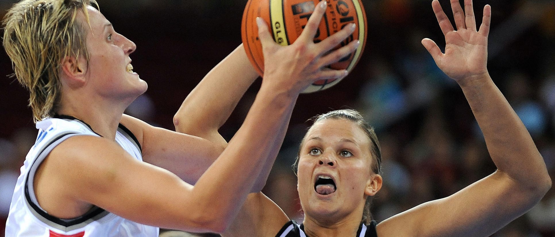 Bates in action for her country at basketball at the 2008 Olympics // Getty Images