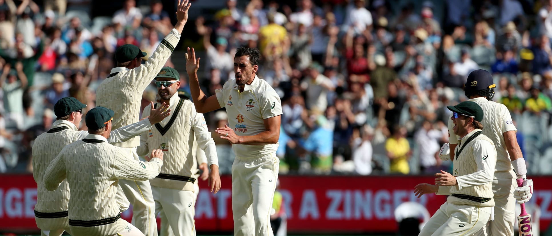 Australia celebrate