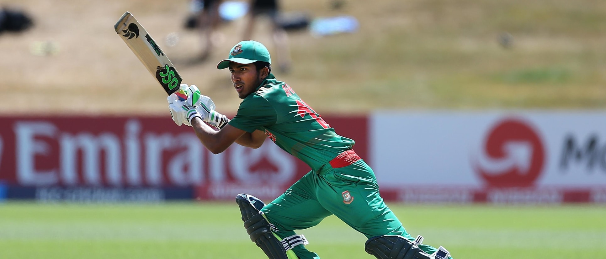 Afif Hossain Dhrubo of Bangladesh batting