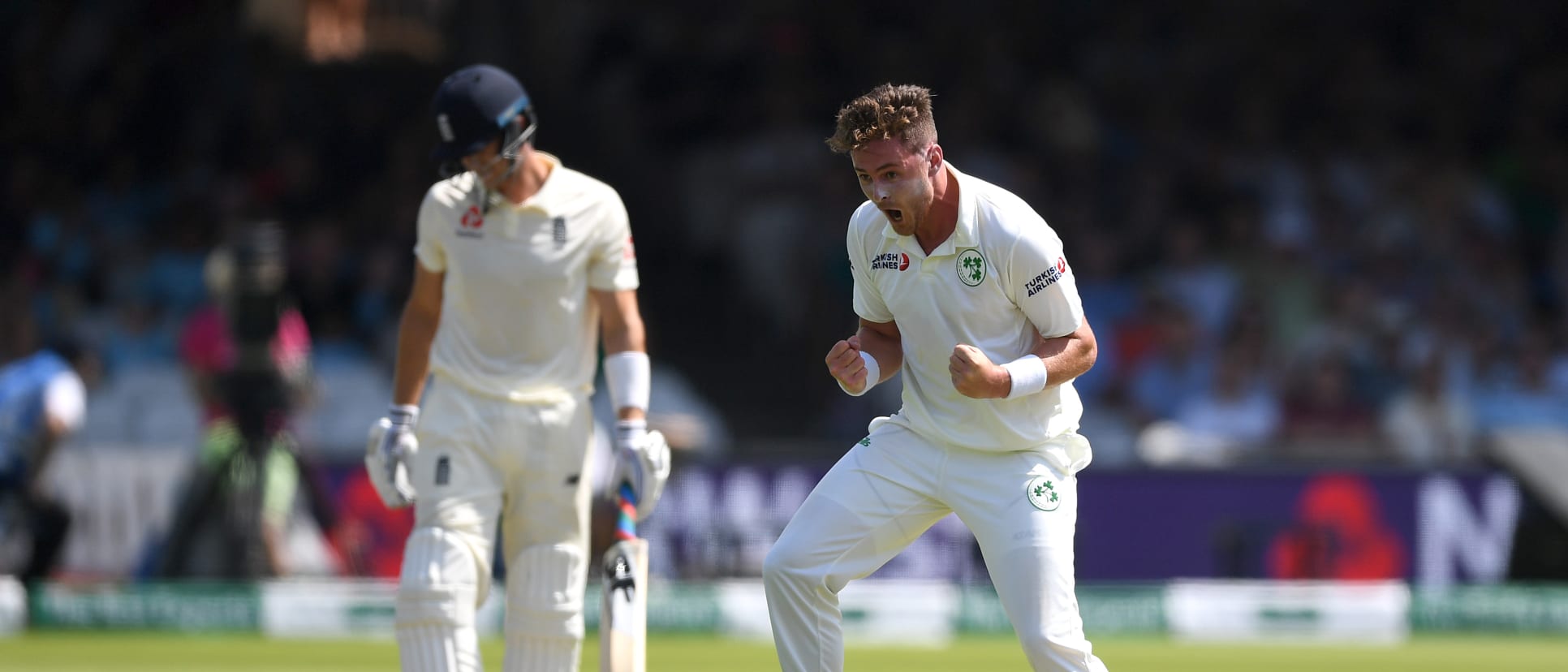 Mark Adair claimed three wickets on Test debut