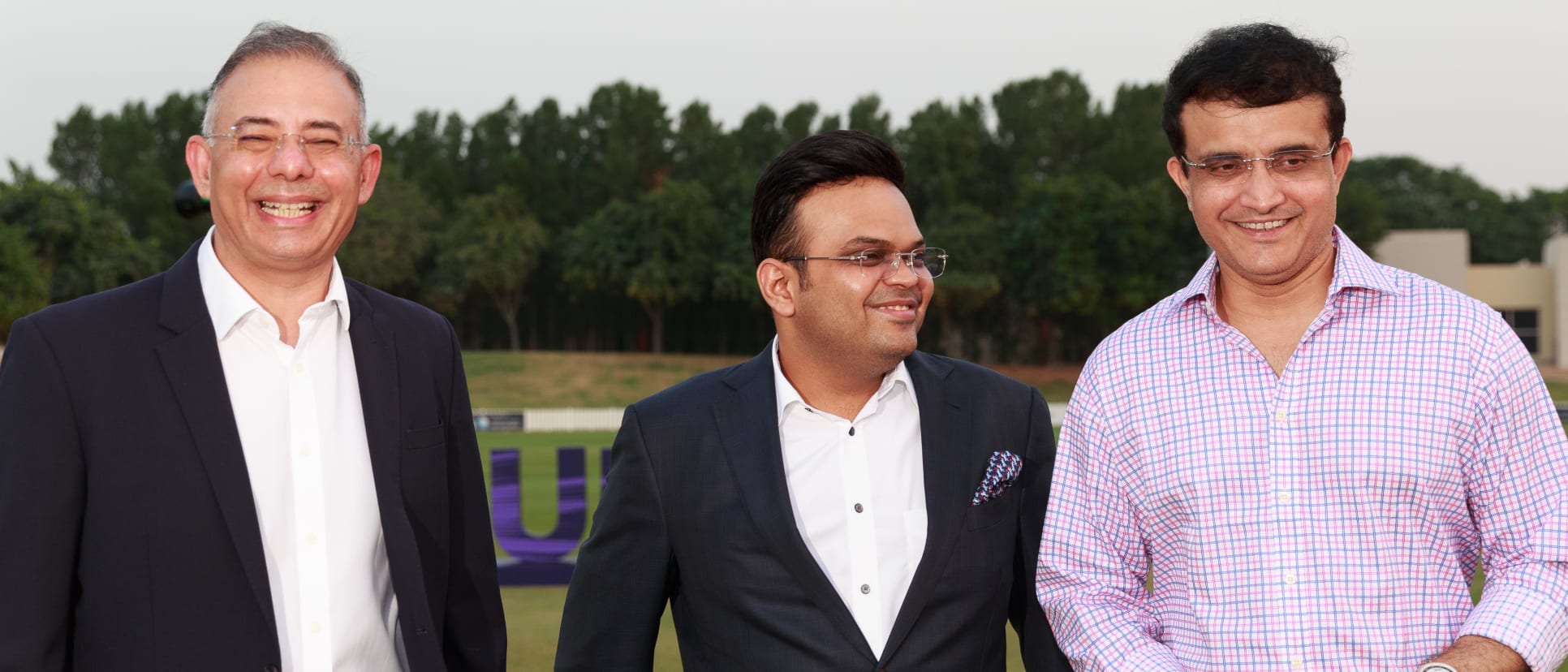 Jay Shah, Manu Sawhney, Sourav Ganguly