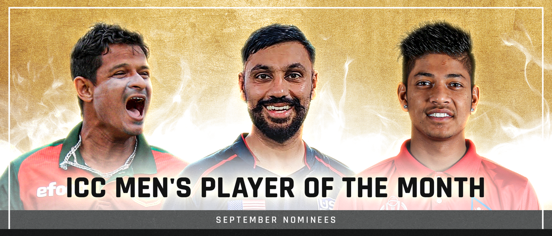 ICC Men's Player of the Month nominees – September 2021