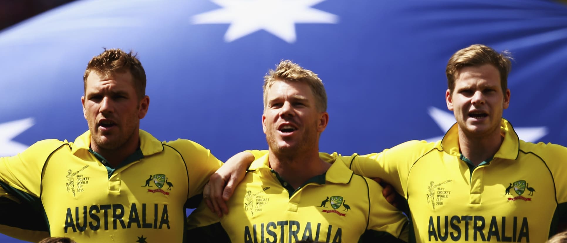 Aaron Finch, David Warner, Steve Smith