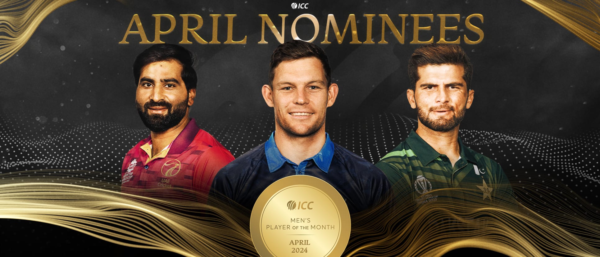 ICC Men’s Player of the Month nominees for April 2024 named