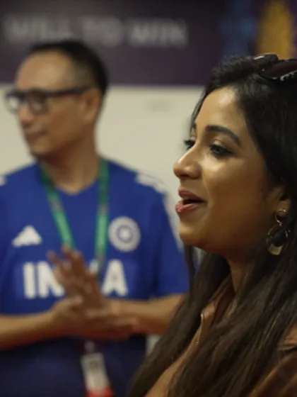 Behind the scenes with Shreya Ghosal at CWC25 opener