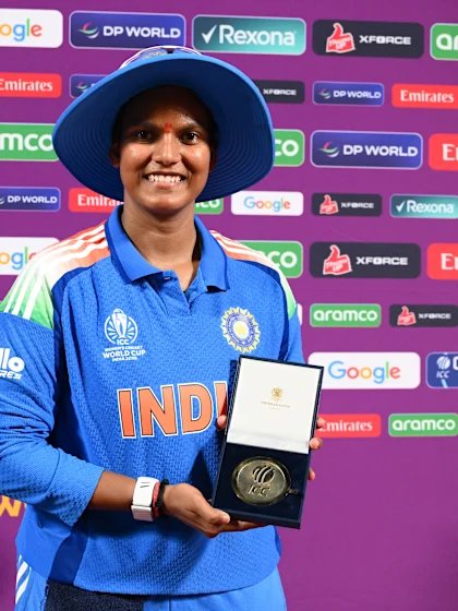 Sharma insists she felt no pressure as India take victory in opener