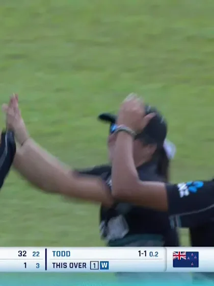 Logo of K Reyneke with a Batting vs New Zealand Women Under-19
