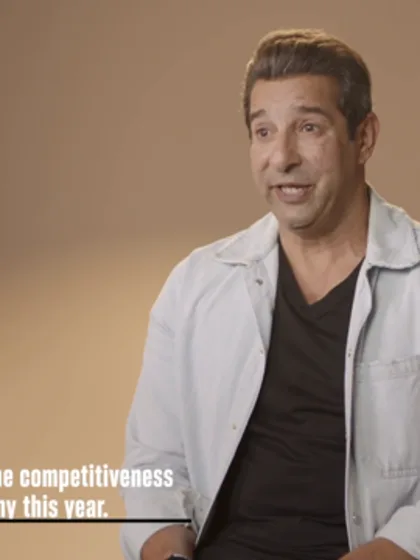 The Journey Of Champions Begins: Wasim Akram Unveils The White Jacket For The ICC Men’s Champions Trophy 2025