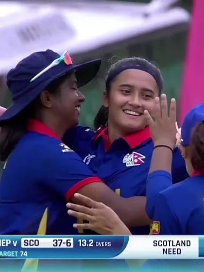 Logo of M Barbour-Smith with a Batting vs Nepal Women Under-19