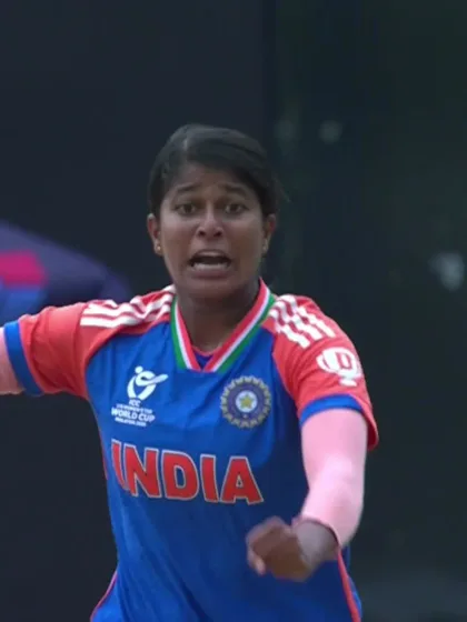 Logo of N Cumberbatch with a Batting vs India Women Under-19