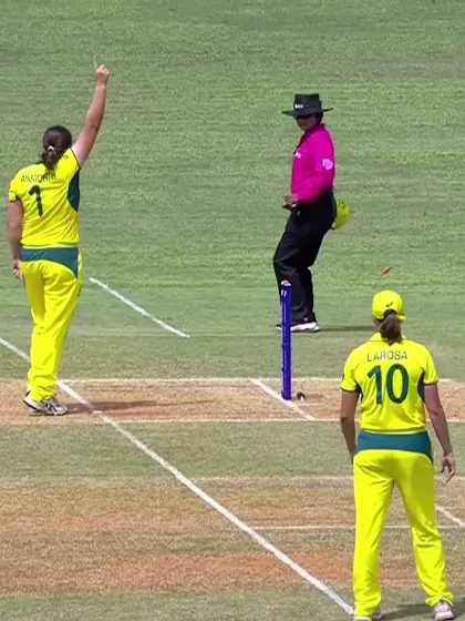 Logo of A Ashima with a Batting vs Australia Women Under-19