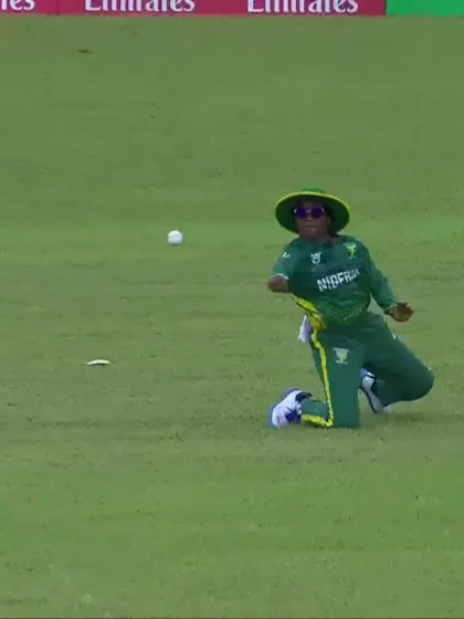 Kate Irwin with a Batting vs Nigeria Women Under-19