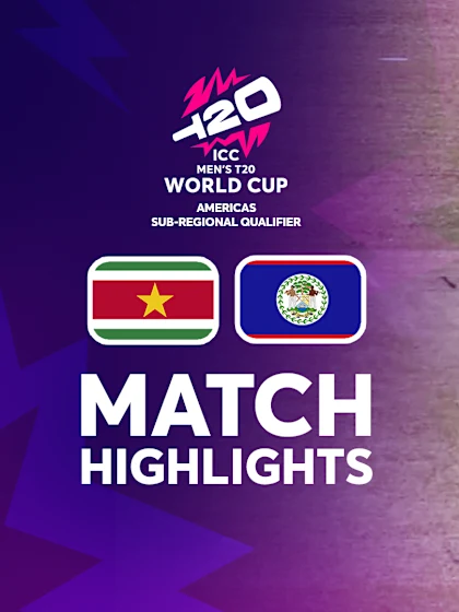 Suriname v Belize | Match Highlights | T20 WC Sub Regional Americas Qualifier