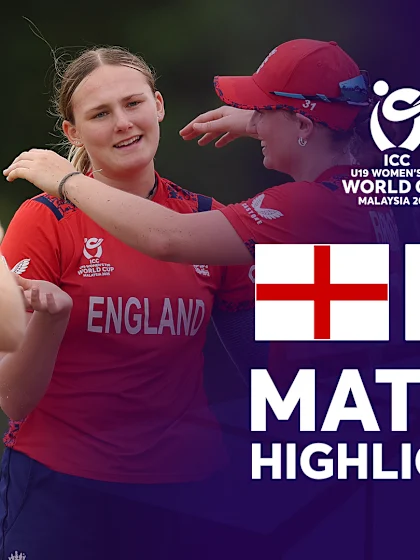 England set the ball rolling with a confident win | Match Highlights | U19WC 2025