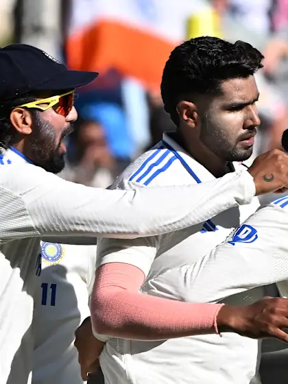 Logo of Harshit Rana credits veteran duo for memorable debut Down Under