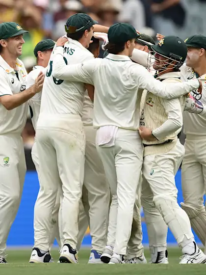 Logo of India left reeling after late wickets put Australia in control of Boxing Day Test